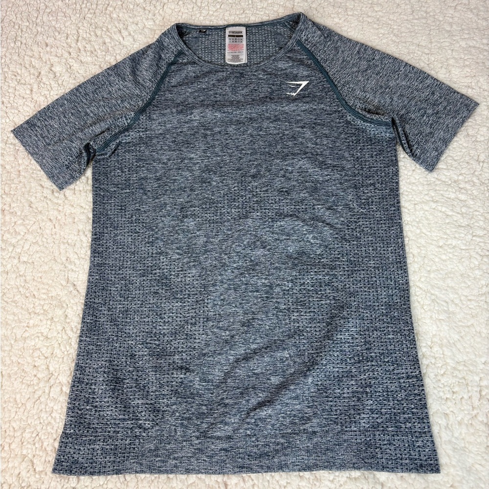Gymshark Heathered Gray Short Sleeve Tee